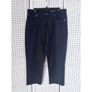 32 Degrees Cool Sweatpant Jeans Women's 14 Black Stretch Comfort